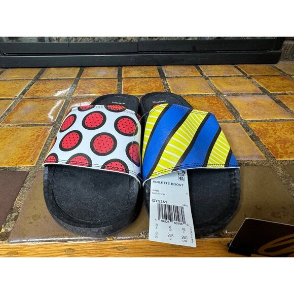 Mens 8 Adidas Originals x Craig Karl Adilette Boost Athletic Slides GY5351 - Picture 2 of 5